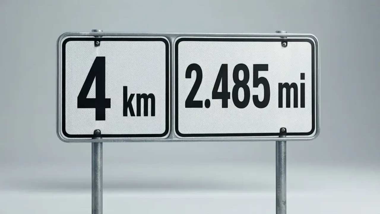 4 Kilometers to Miles: How to Convert 4 km to Miles