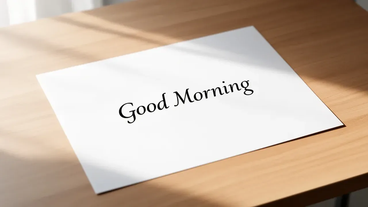 Good Morning: Why Two Words Is the Only Correct Spelling